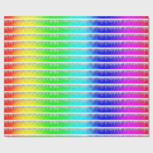 Rainbow Wrapping Paper Geschenkpapier (Flach)