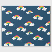 Rainbow Wrapping Paper Geschenkpapier (Flach)