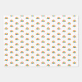Rainbow Wrapping Paper Geschenkpapier Set (Vorderseite 2)