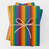 Rainbow Wrapping Paper Geschenkpapier Set (Beispiel)