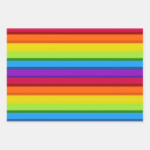 Rainbow Wrapping Paper Sheets mit mehrfarbigen Str Geschenkpapier Set (Vorderseite 2)