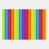 Rainbow Wrapping Paper Sheets mit mehrfarbigen Str Geschenkpapier Set (Vorderseite 3)