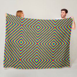 Rainbow X - Fleece Blanket