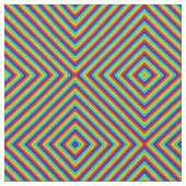 Rainbow X - gekämmter Baumwollstoff Stoff (Nahaufnahme)