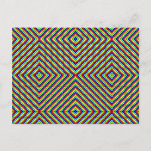 Rainbow X - Postkarte (Vorderseite)