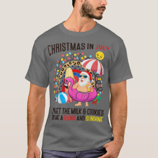 Rainbow Xmas im Juli Vergessen Sie die Milch & Coo T-Shirt