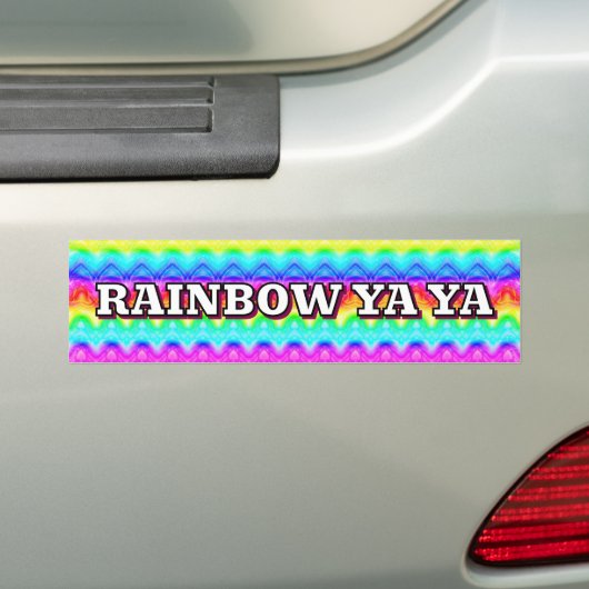 RAINBOW YA YA AUTOAUFKLEBER (Auf Auto)