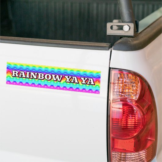 RAINBOW YA YA AUTOAUFKLEBER (Auf Lkw)
