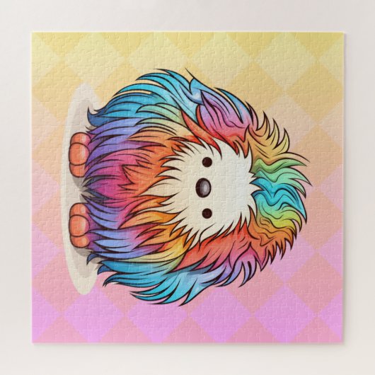 Rainbow Yeti Jigsaw Puzzle (Horizontal)