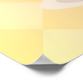 Rainbow Yeti Poster (Ecke)