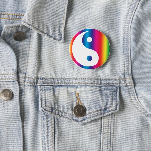Rainbow Yin Yang Button (Beispiel)