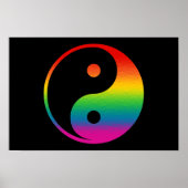 Rainbow Yin Yang Poster (Vorne)