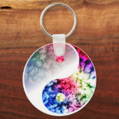 Rainbow Yin Yang Schlüsselanhänger (Vorderseite)
