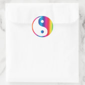 Rainbow Yin Yang Stickers (Tasche)