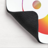 Rainbow Yin Yang Symbol Mousepad (Ecke)