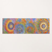 Rainbow Yoga Mat - Hübsche Mosaikkunst Yogamatte (Vorderseite (Horizontal))