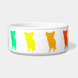 Rainbow Yorkie Pet Bowl Napf