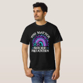 Rainbow You Matter 988 Suicide Prevention Awarenes T-Shirt (Vorne ganz)
