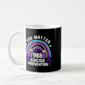 Rainbow You Problem 988 Suizidprävention Awarene Kaffeetasse (Links)