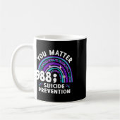 Rainbow You Problem 988 Suizidprävention Awarene Kaffeetasse (Links)
