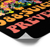 Rainbow You Problem 988 Suizidprävention Awarene Poster (Ecke)