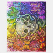 Rainbow-Zauber-Fleece-Blanket Fleecedecke (Vorderseite)