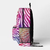 Rainbow Zebra Bedruckter Rucksack (Rechts)