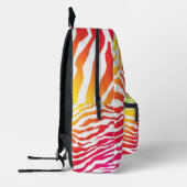 Rainbow Zebra Bedruckter Rucksack (Links)