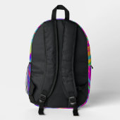 Rainbow Zebra Bedruckter Rucksack (Rückseite)