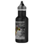 Rainbow Zebra Edelstahlflasche (Rechts)