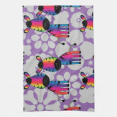 Rainbow Zebra Geschirrtuch (Vertikal)