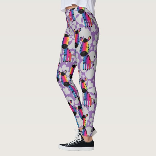Rainbow Zebra Leggings (Links)