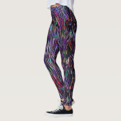 Rainbow Zebra-Leggings Leggings (Links)