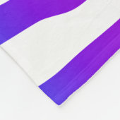 Rainbow Zebra Pattern Fleecedecke (Ecke)