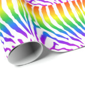 Rainbow Zebra Pattern Geschenkpapier (Rolleneckpunkt)