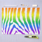 Rainbow Zebra Pattern Seidenpapier (Handwerk)