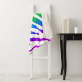 Rainbow Zebra Pattern Sherpadecke (Beispiel)