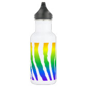 Rainbow Zebra Pattern Trinkflasche (Rechts)