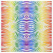 Rainbow Zebra Print Bold und Bright LGBT Stoff (Muster)