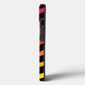 Rainbow zebra print Case-Mate iPhone hülle (Rückseite / Links)