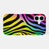 Rainbow Zebra Print Phone Case iPhone 16 Hülle (Rückseite (Horizontal))