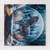 Rainbow Zebra Puzzle (Horizontal)