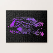 Rainbow Zebra Puzzle (Horizontal)