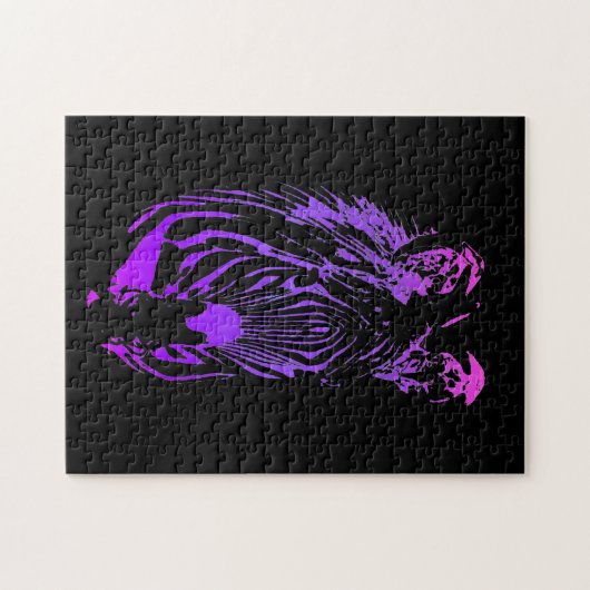 Rainbow Zebra Puzzle (Horizontal)