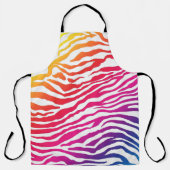 Rainbow Zebra Schürze (Vorderseite)
