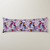 Rainbow Zebra Seitenschläferkissen (Vorderseite)