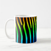 Rainbow Zebra Stripes Kaffeetasse (Links)