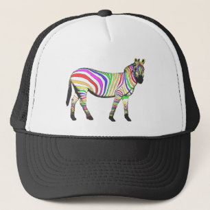Rainbow Zebra Truckerkappe
