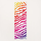 Rainbow Zebra Yogamatte (Vorderseite)