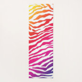 Rainbow Zebra Yogamatte (Rückseite)